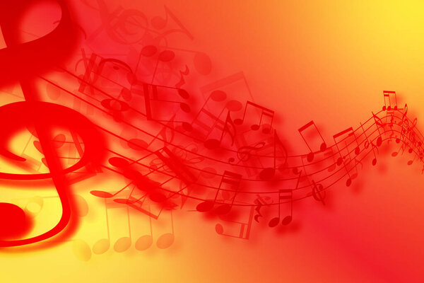 Diseño Musical Abstracto Para Usar Como Fondo — Foto de Stock