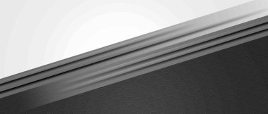 Beyaz zemin üzerinde modern basit iş siyah sunum arka planı