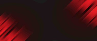 Şeffaf kırmızı çizgileri olan fütürist siyah arkaplan