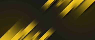 Şeffaf yeşil çizgileri olan fütürist siyah arkaplan