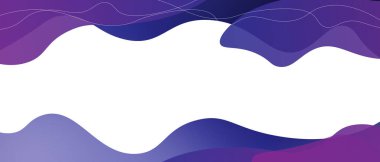 Sıvı soyut pankart tasarımı. Sosyal medya ve web siteleri için Modern Grafik Şablonu Modeli