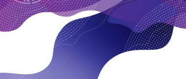 Sıvı soyut pankart tasarımı. Sosyal medya ve web siteleri için Modern Grafik Şablonu Modeli