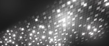 soyut teknoloji web afiş kümesi