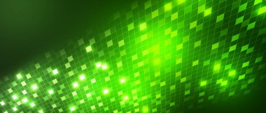 soyut teknoloji web afiş kümesi