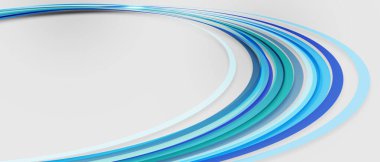 soyut mavi dalgalar - veri kavramı akarsu.