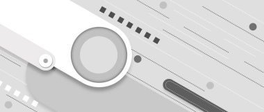 Soyut afiş ağ şablonu geometrik