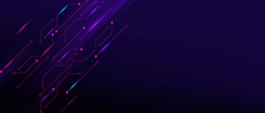 Yüksek teknoloji bilgisayar dijital teknoloji kavramı