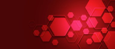 Basit altıgen ile Geometrik soyut arkaplan 