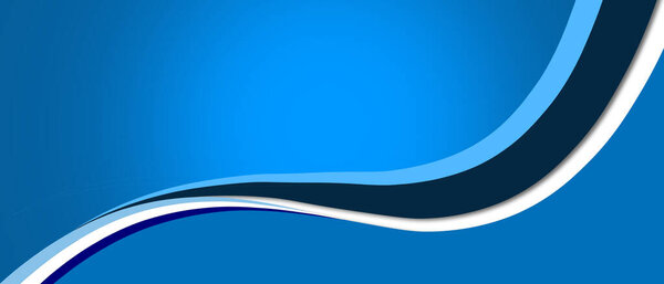 Синий и белый фон бизнес-волн