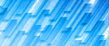 Soyut beyaz ve gri geometrik pankart