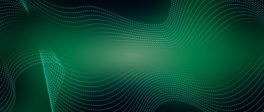 Soyut dalga noktaları olan arkaplan