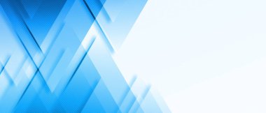 Soyut beyaz ve mavi geometrik arkaplan