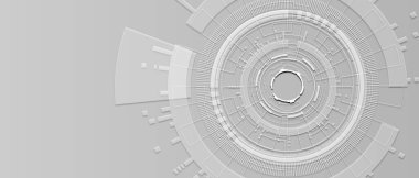 Kopyalama alanı olan soyut teknoloji grafik arkaplanı 