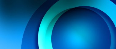 Soyut kesişen çizgiler ve daireler geometrik arkaplan