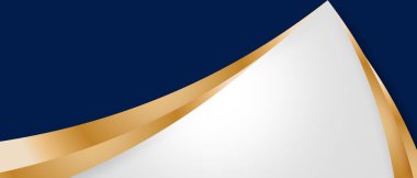 Soyut çokgen desenli lüks altın çizgi koyu lacivert şablon arka plan