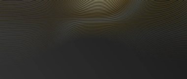 Parlak çizgileri olan modern lüks siyah ve altın çerçeve.