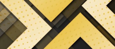 Zarif Soyut Geometrik Parlak Şatafatlı Siyah Altın Arkaplan