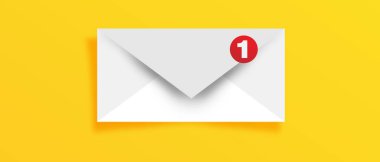 İş e-posta iletişimi ve dijital pazarlama için yeni e- posta bildirim kavramı