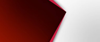 Web sitesi tasarımı için modern Gradyan kırmızı kapak başlığı arkaplanı