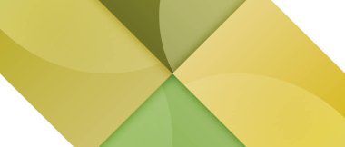 Soyut geometrik desenli pankart düzeni maketi