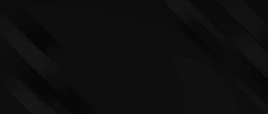 Siyah arkaplan üzerindeki soyut geometrik çizgiler