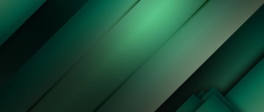 Katmanlı dokuları olan dinamik yeşil arkaplan