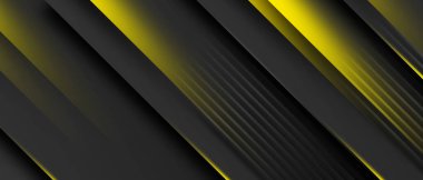 Siyah ve sarı soyut arkaplan