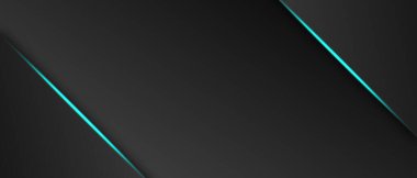 soyut metalik mavi parlak siyah çerçeve düzeni modern teknoloji tasarım vektör şablonu arka plan