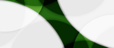 Web sitesi için modern Gradyan yeşil ve beyaz kapak başlık arkaplanı