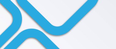 Sunum için modern mavi çizgi üçgeni arkaplanı