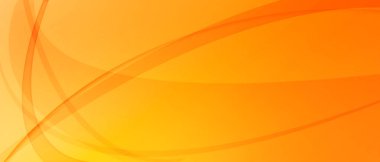 Soyut sarı ve turuncu dalga arkaplanı. Yumuşak eğimli dinamik şekil bileşimi