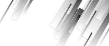 Çizgiler ve katmanlar yaratıcı modeller soyut beyaz arkaplan