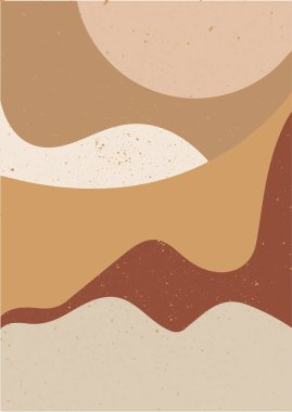 Soyut modern duvar sanatı