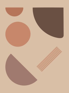 Soyut çağdaş estetik arka plan. minimalist resim baskısı.