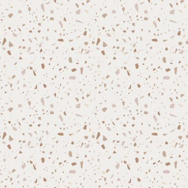 Vektör terrazzo pastel renklerde pürüzsüz desen. 