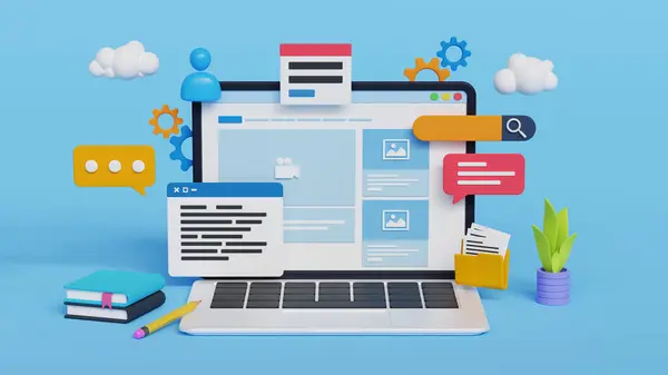 3D web sitesi ve uygulama tasarımı ve geliştirmesi. Web afişi, pazarlama materyali, iş sunumu, online reklam için yaratıcı 3D tasarım. 3B illüstrasyon