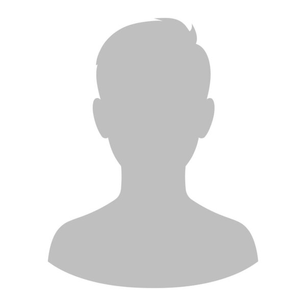 a gray silhouette of a person with short hair and visible neck is centered on a white background, creating an anonymous representation This image features a transparent background, making it versatile for various design projects.