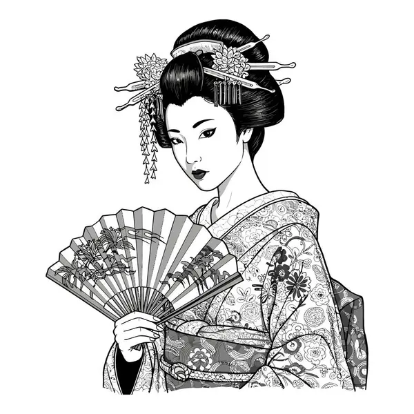 Dekoratif Hayran Resimli Geyşa