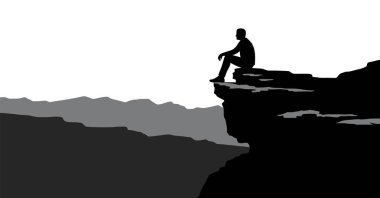 Yalnız Bekçi Dramatik bir manzaranın üstünde