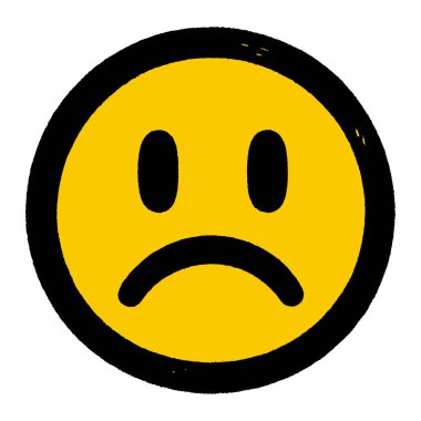 Hüzün Mutsuz Yüz İfade Duyguları Olumsuz Duygu Çizimi