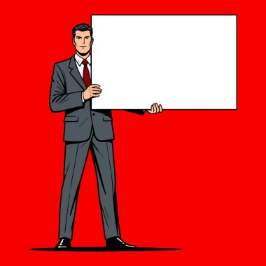 Karşınızda Takım Elbiseli İşadamı Sunum Kurulu