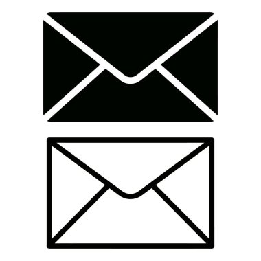 E- posta Simgelerinin İki Görünümü İletişim Mesajlaşmasını Sembolize Ediyor