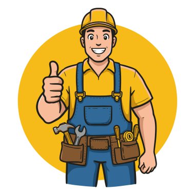 Tamirci, evdeki tamirat ve onarım işlerini çok iyi yapıyor.