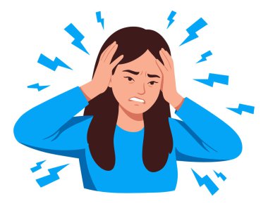 Stres ve Anksiyete Kadını Depresyonda Sağlık Zihinsel Baş Ağrısı Gerginliği