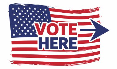 Amerika Birleşik Devletleri Başkanlık Seçimi Özgürlük Demokrasisi 'ne oy verin.
