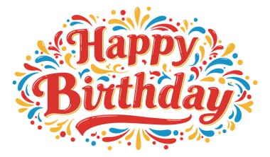 Özel an için Neşeli Doğum Günü Kutlaması Renkli Çiçek Dekorasyonları