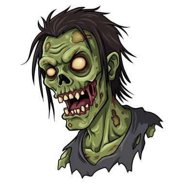 Yaşayan Ölü Kâbusu Grafik Tarzı ile Garip Bir Zombi Yüzü