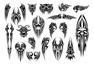 Kabile Tasarımları Resim Koleksiyonunu Siyah Ayarla