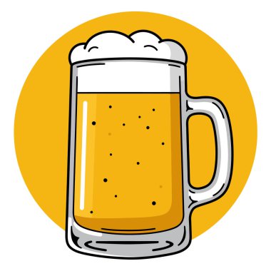 Lezzetli ve ferahlatıcı Köpüklü Temiz Bardakta Bira