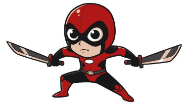 Kılıçlı Ninja Kahraman Harekete Hazır